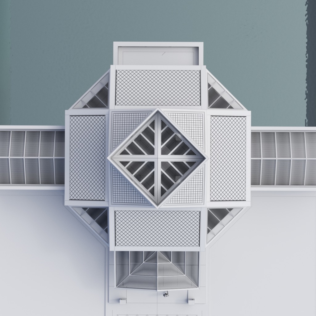 Architectural ceiling study from the China travel archive