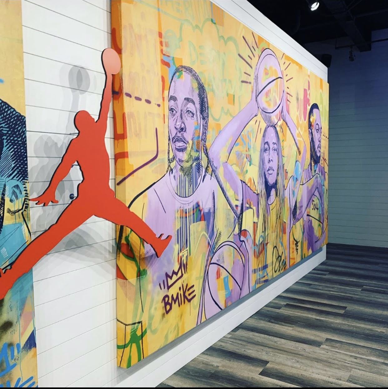 The mural presented on site.
