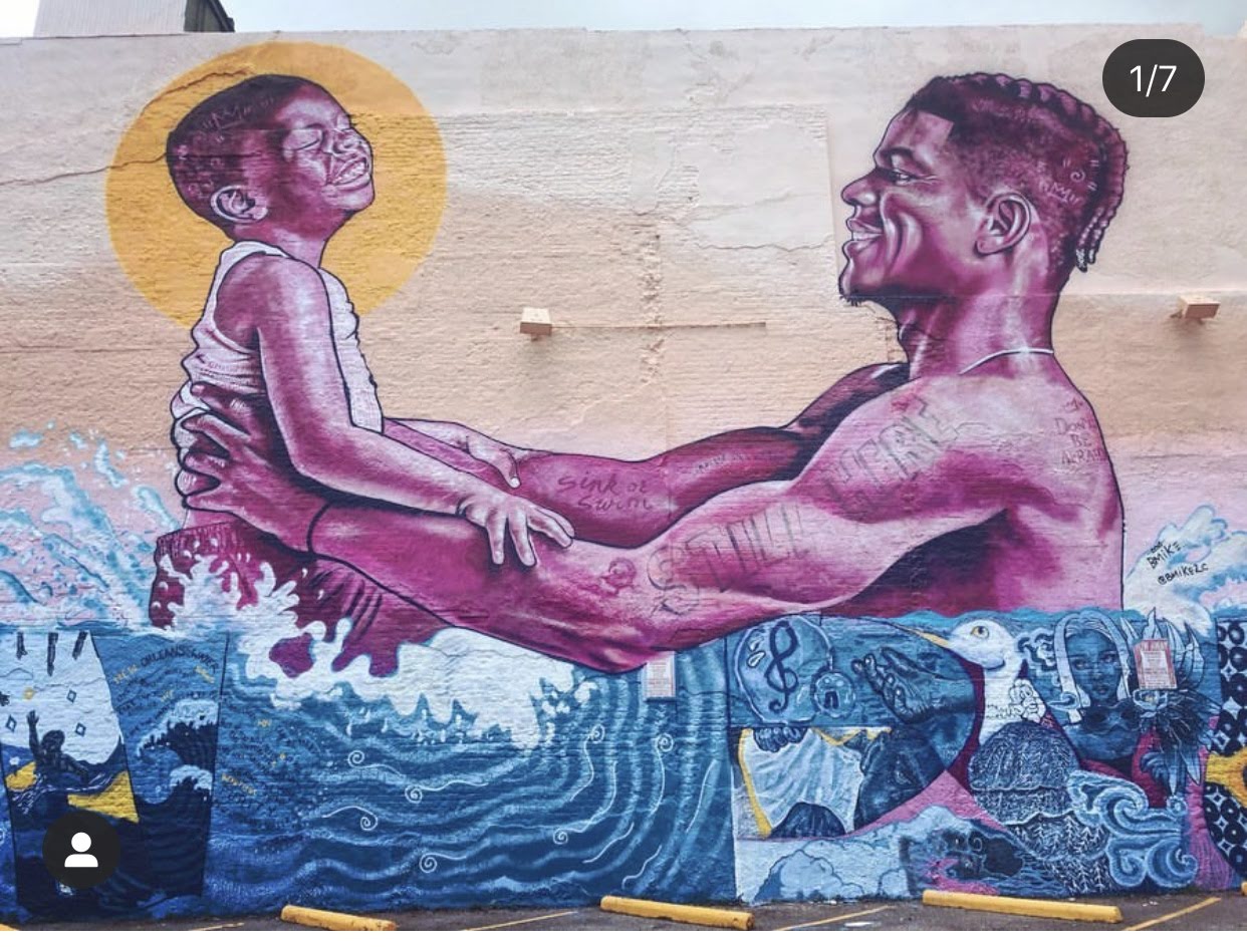 The mural shown in the portfolio’s site documentation.