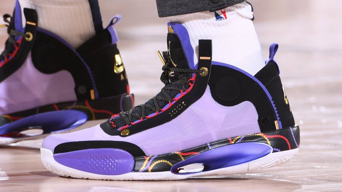 Original Jordan footwear color and material photograph
